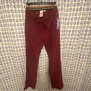 Heartsoul contemporary flare leg scrub pant